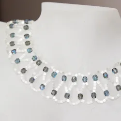 Necklace - Dentelle Runa - Necklace - Laiton argenté